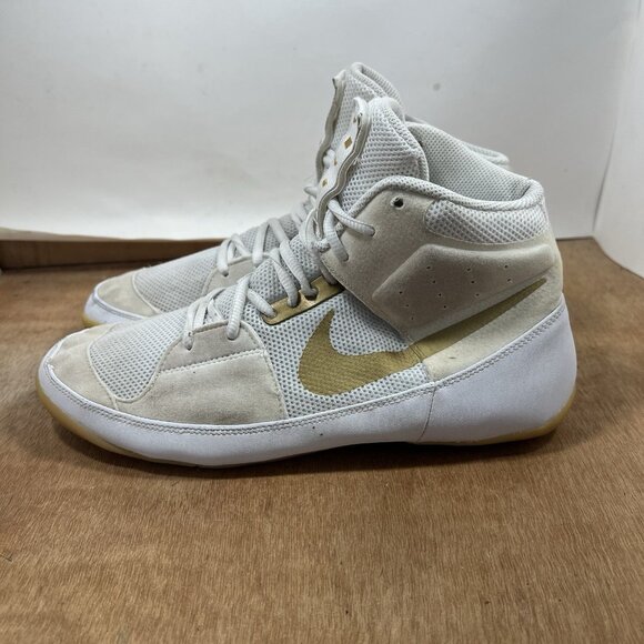 Nike Fury Shoes Mens Size 10.5 White Gold AO2416-170 Gum Sole main image 5